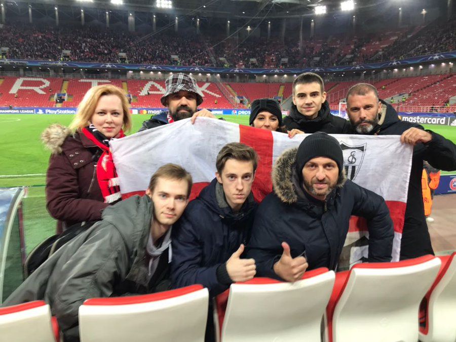  Alex Chigridov, ruso y sevillista, en el Spartak de Moscú-Sevilla de octubre de 2017.