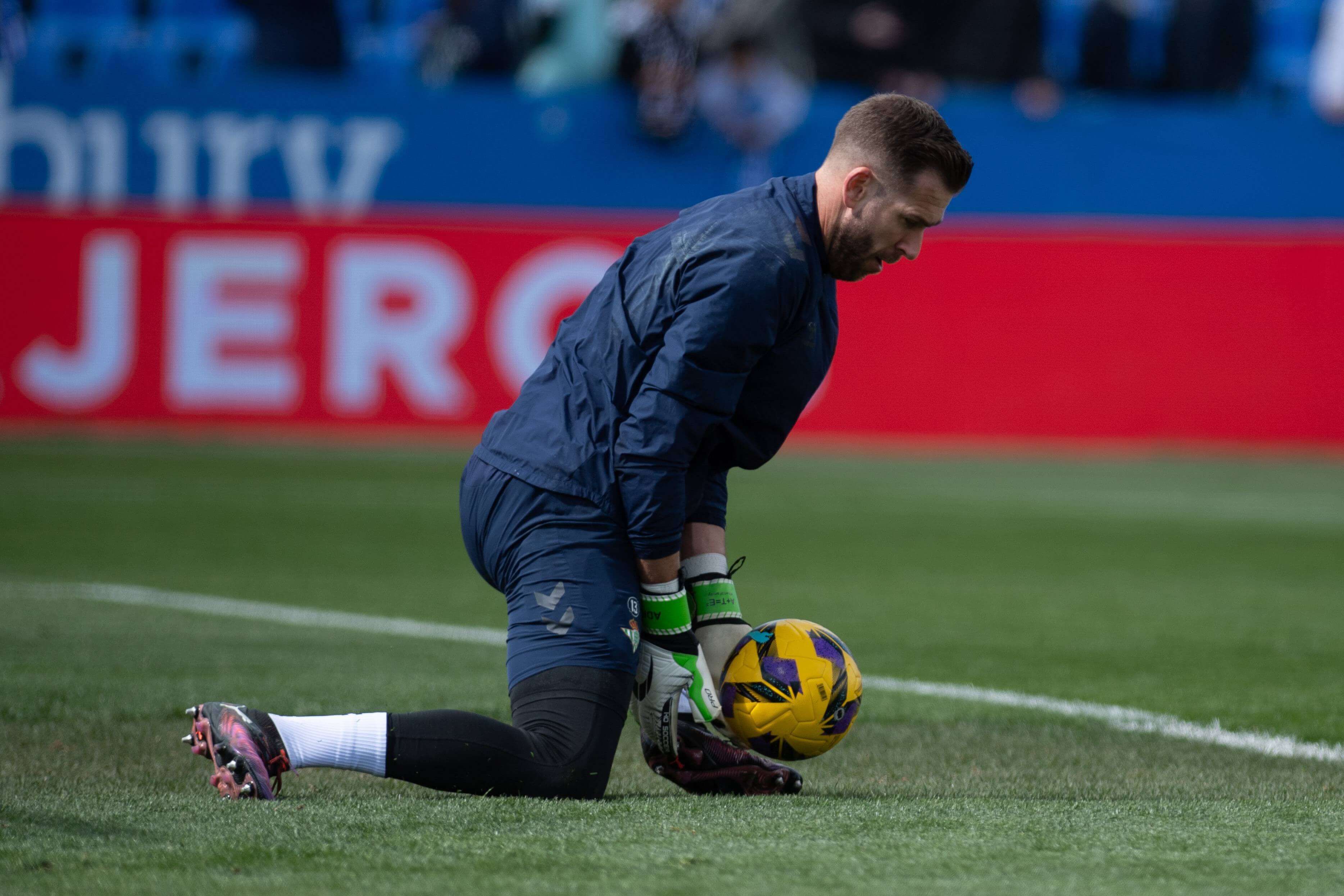  Adrián San Miguel, en la previa del Leganés-Betis.