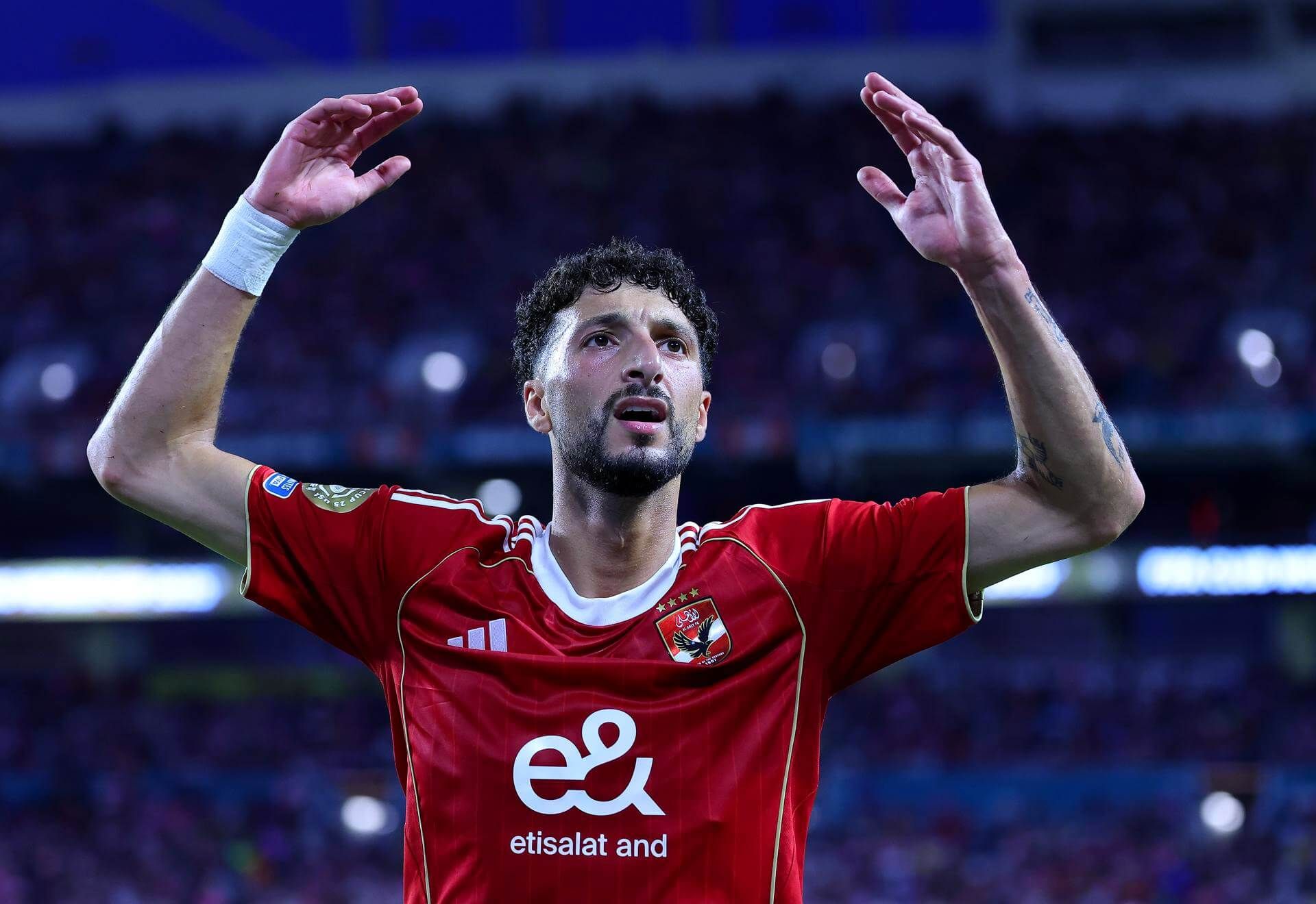 Wessam después de su gol anulado ante el Inter Miami (EFE)