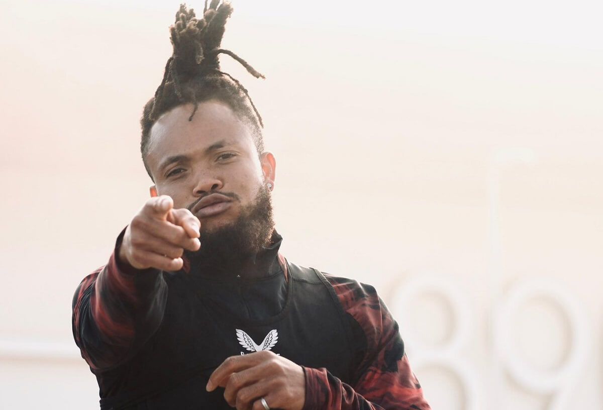  Chidera Ejuke, en el entrenamiento de este jueves.