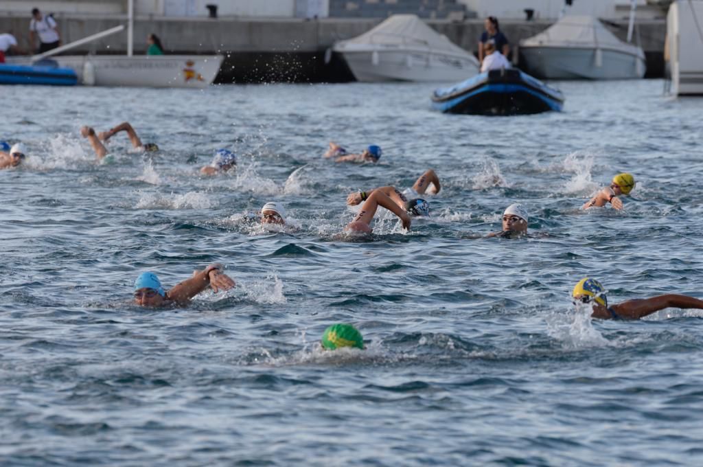  El campeonato de España de aguas abiertas se celebró en Málaga.