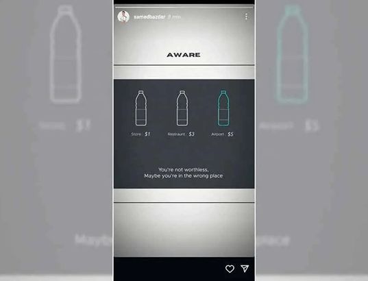 El mensaje de Samed Bazdar que luego borró.