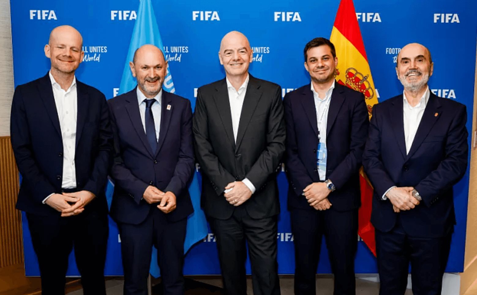 El presidente asistió, junto al secretario general de la RFEF, Álvaro de Miguel, y el director In