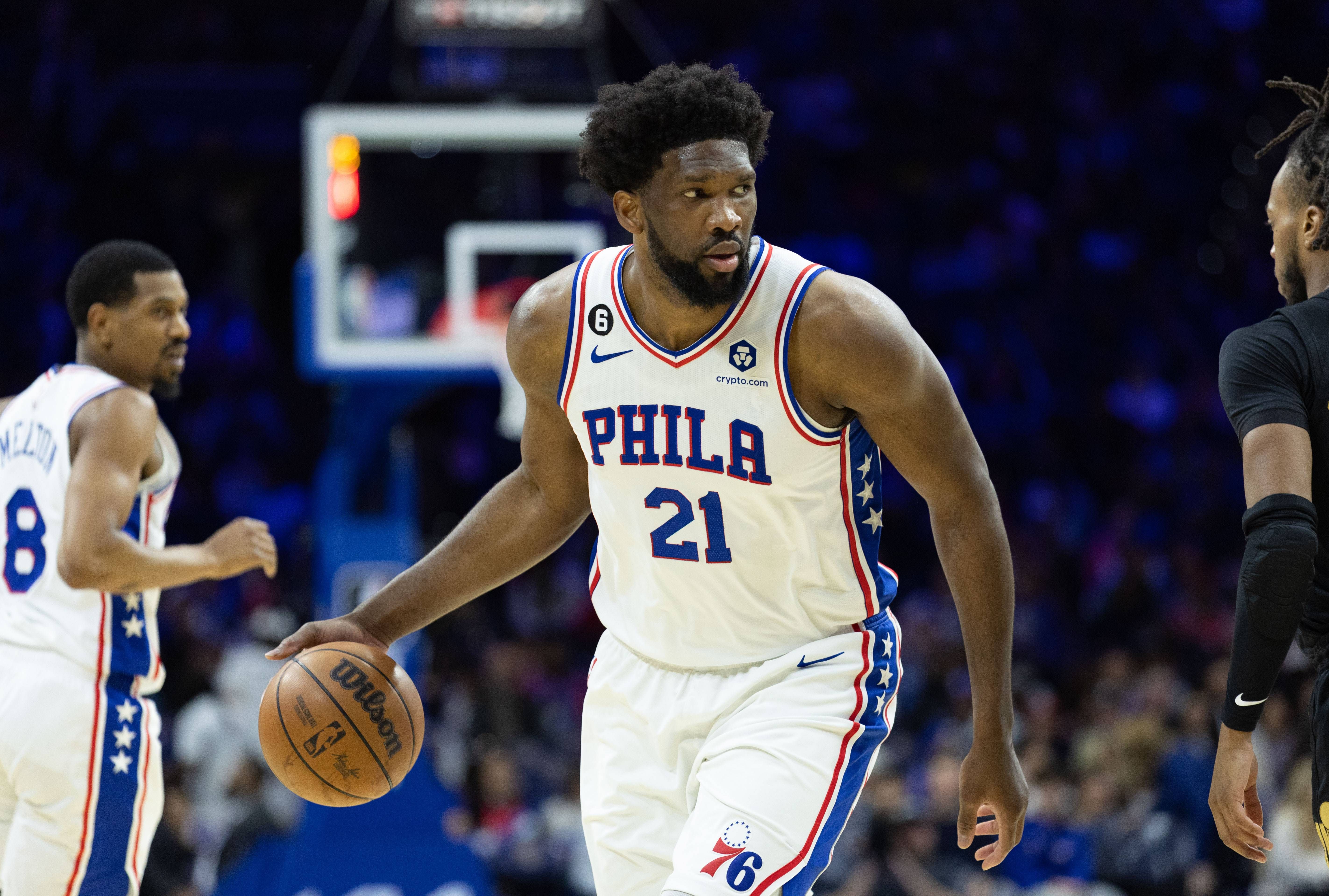  Joel Embiid jugador de los Philadelphia 76ers.