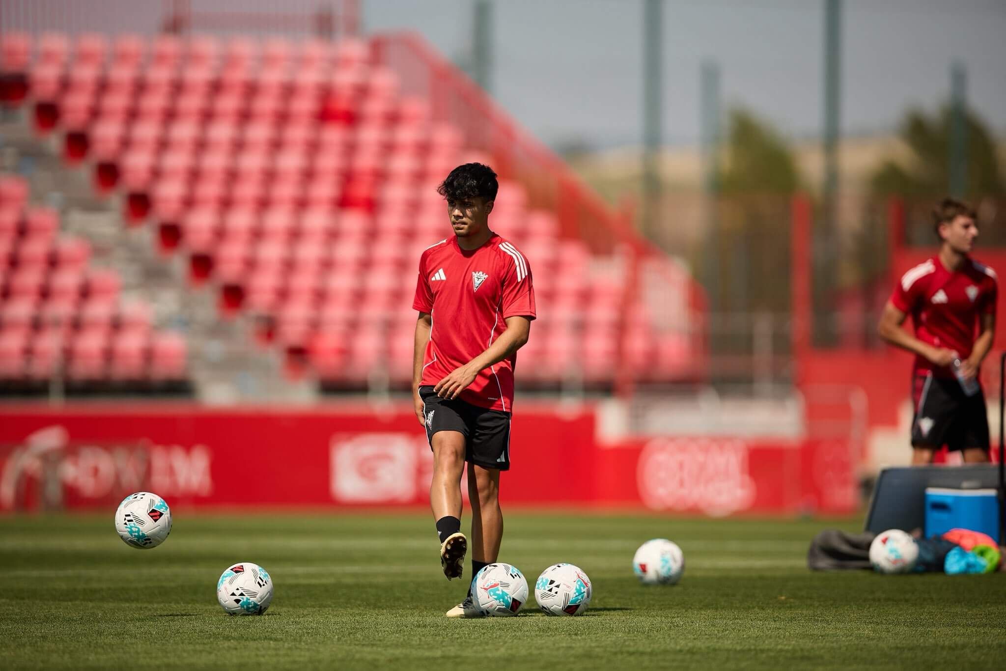  Entrenamiento de pretemporada del Mirandés.