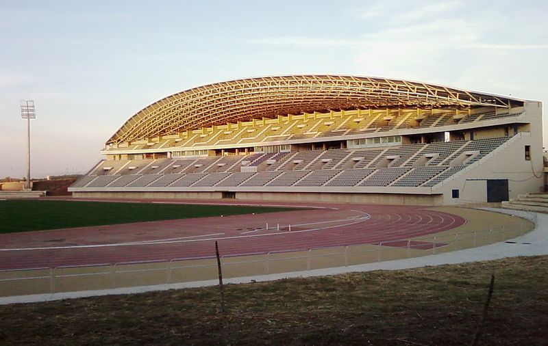  Así lucía el Estadio Ciudad de Málaga en su estreno en 2009.