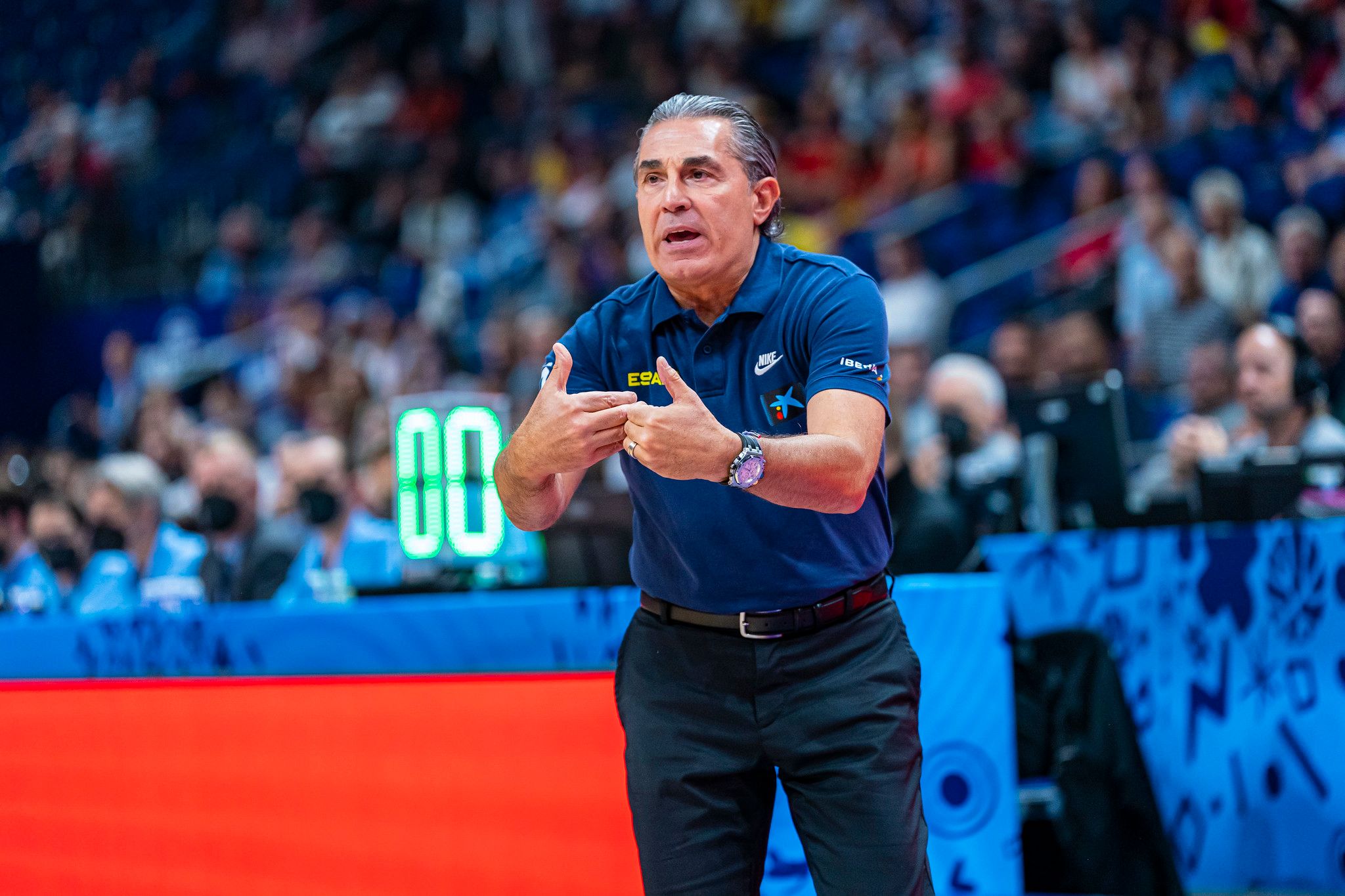Sergio Scariolo, técnico de la selección española (Foto: FEB).