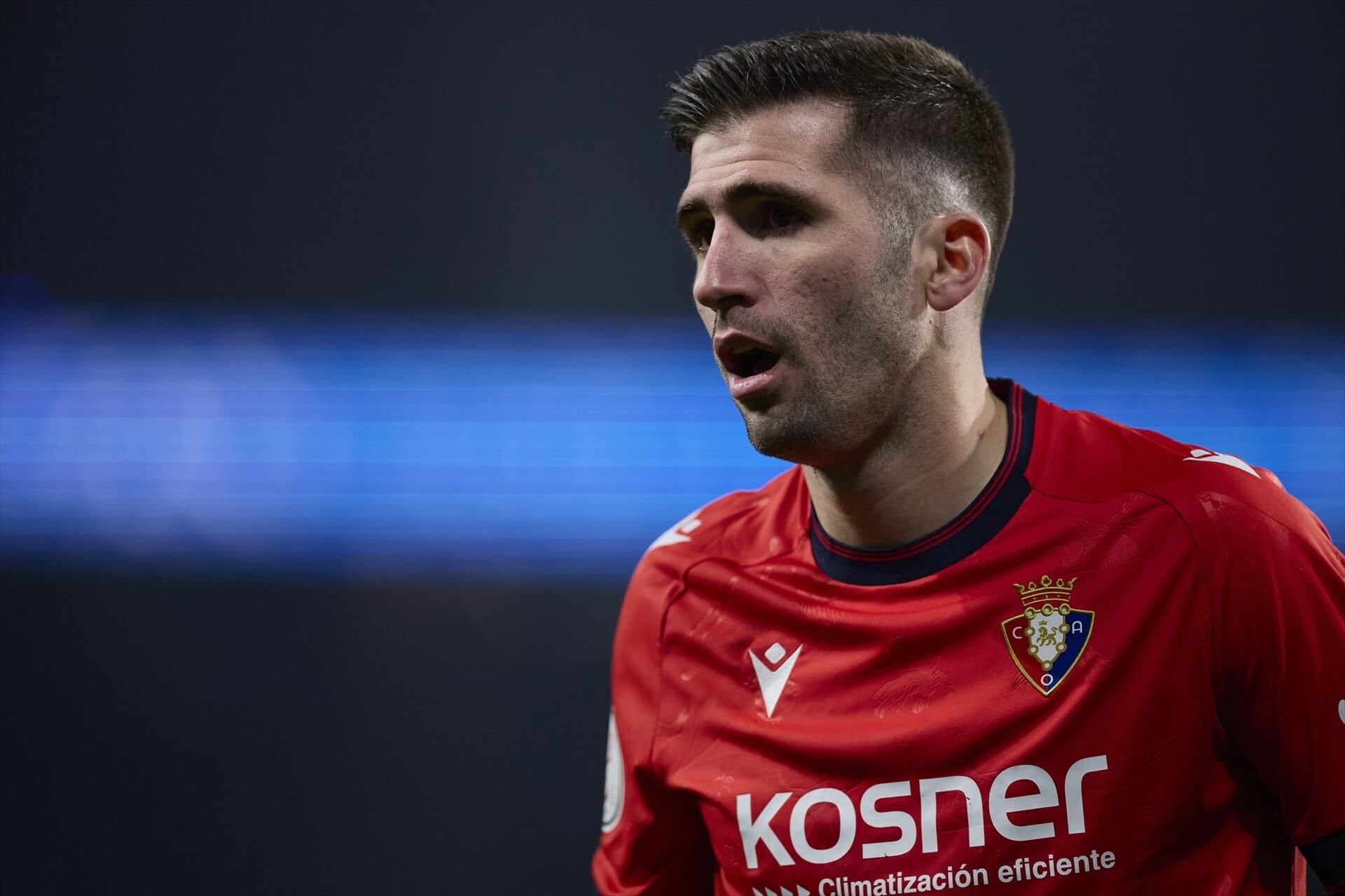  Jesús Areso, en un partido de Osasuna (FOTO: Europa Press).