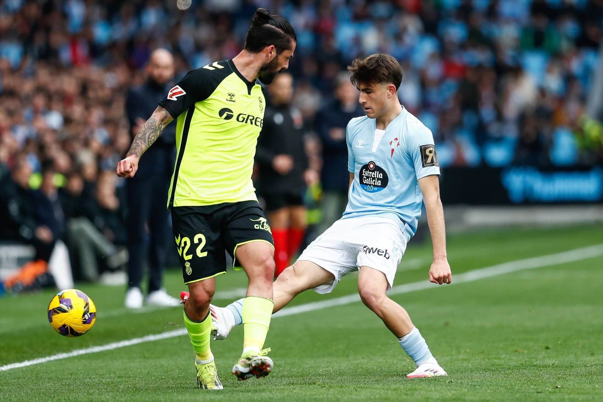 Isco y Javi Rodríguez, en el Celta-Betis.