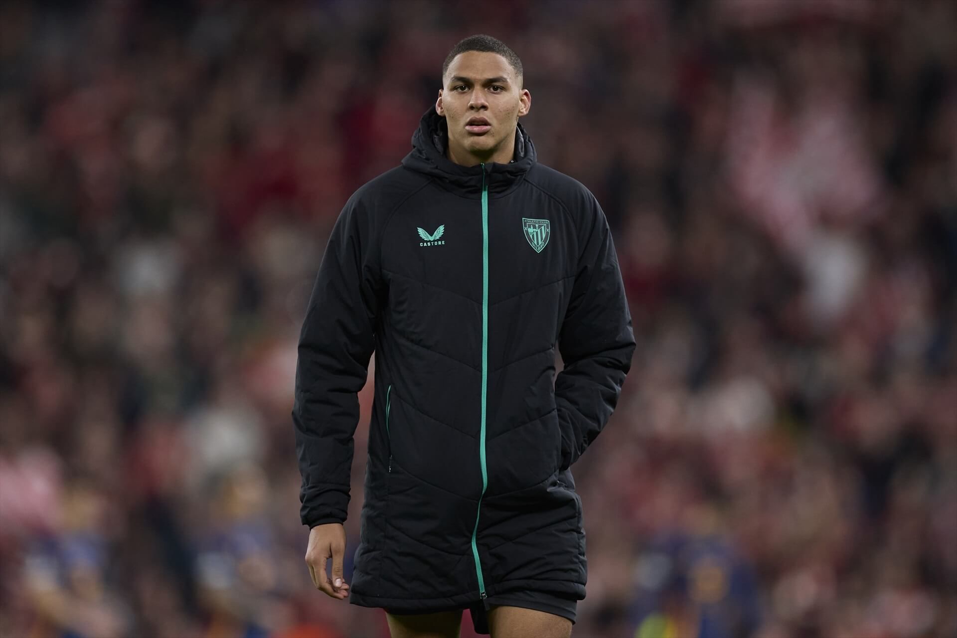  Maroan Sannadi, en la previa del partido Athletic-Roma (FOTO: Europa Press).