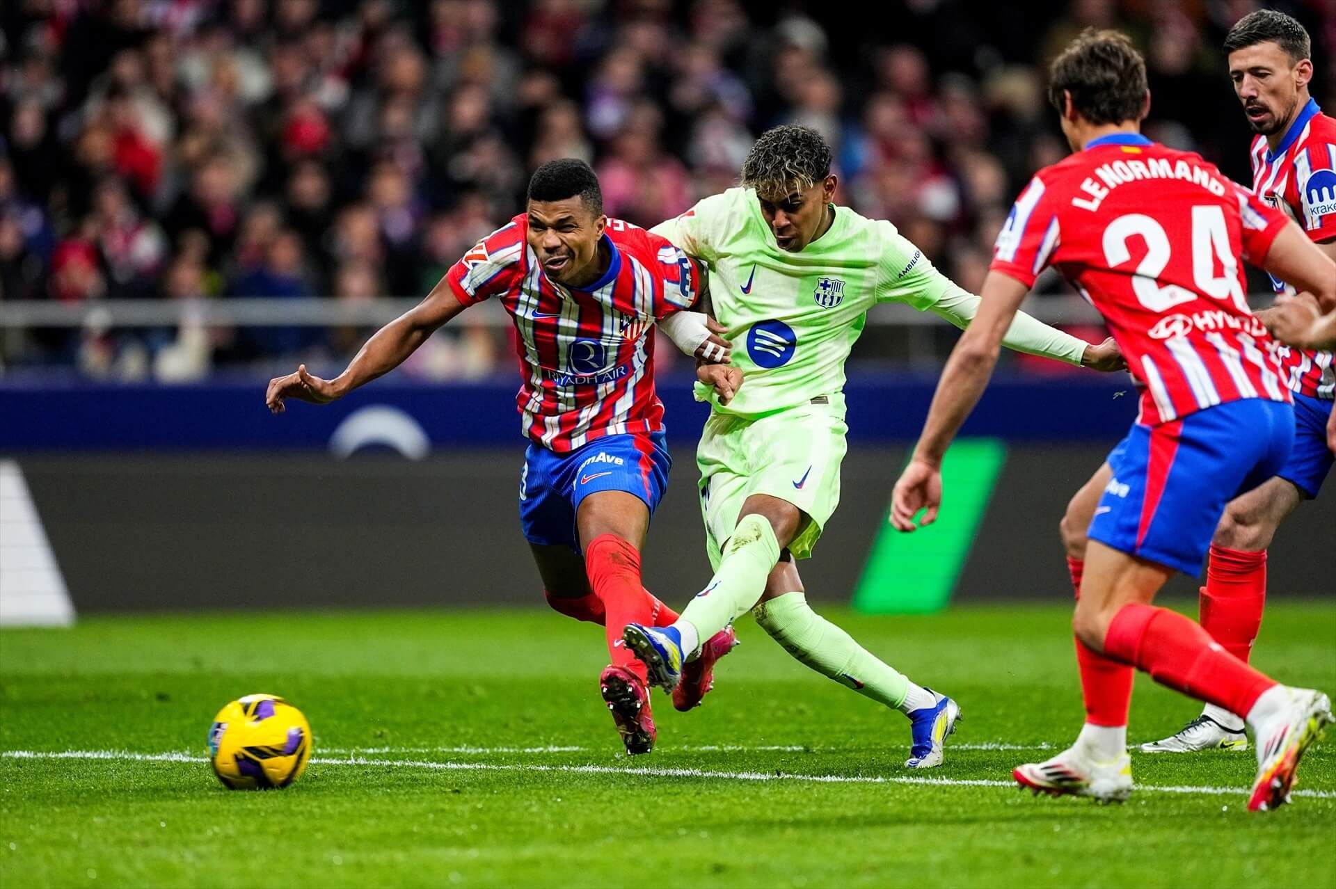  Lamine Yamal en el Atlético de Madrid - FC Barcelona