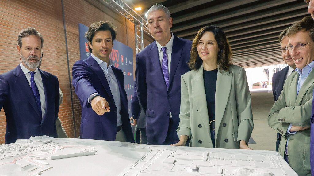  Carlos Sainz, en la presentación del GP de Madrid (EFE)