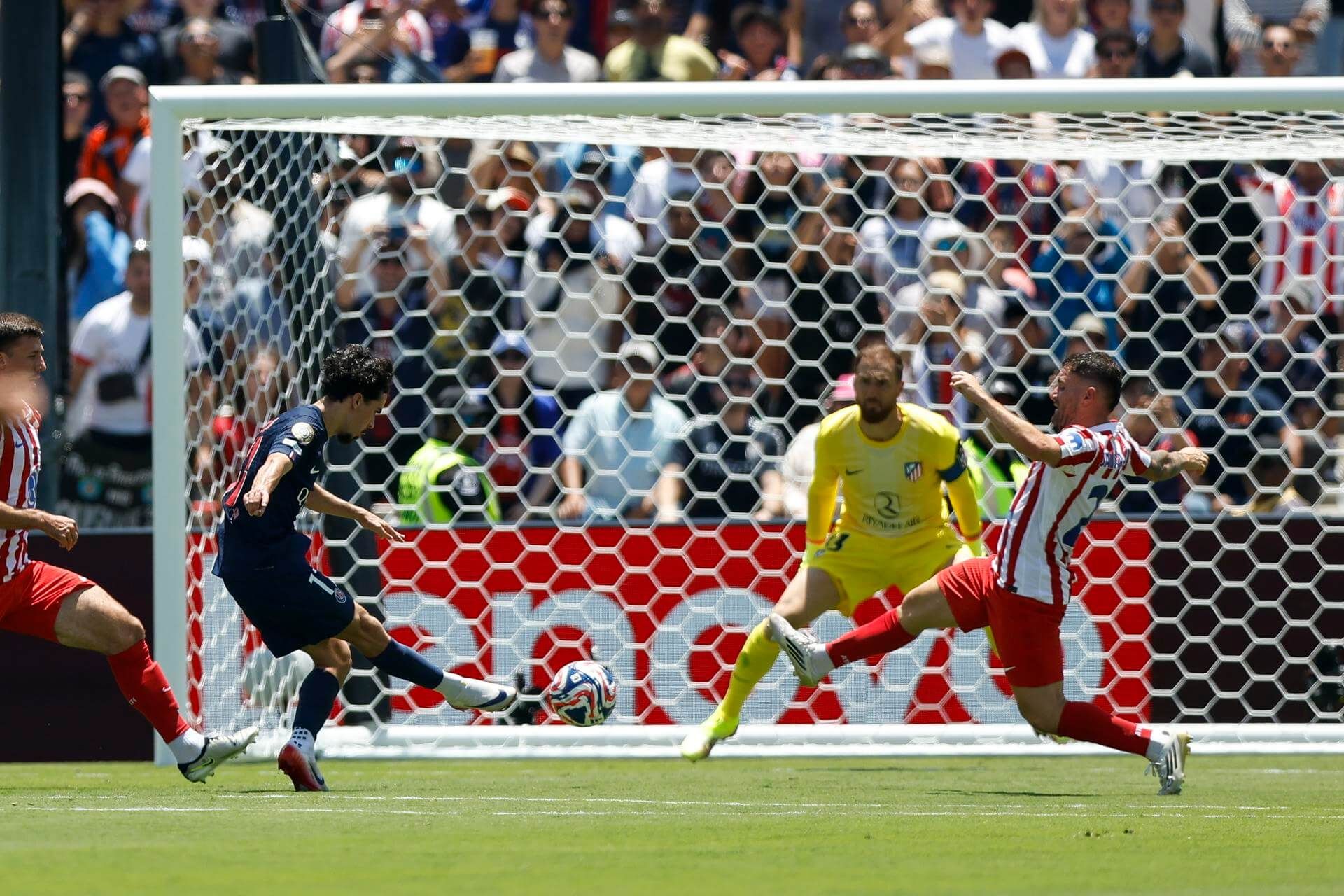 Oblak en el gol de Vitinha (EFE)