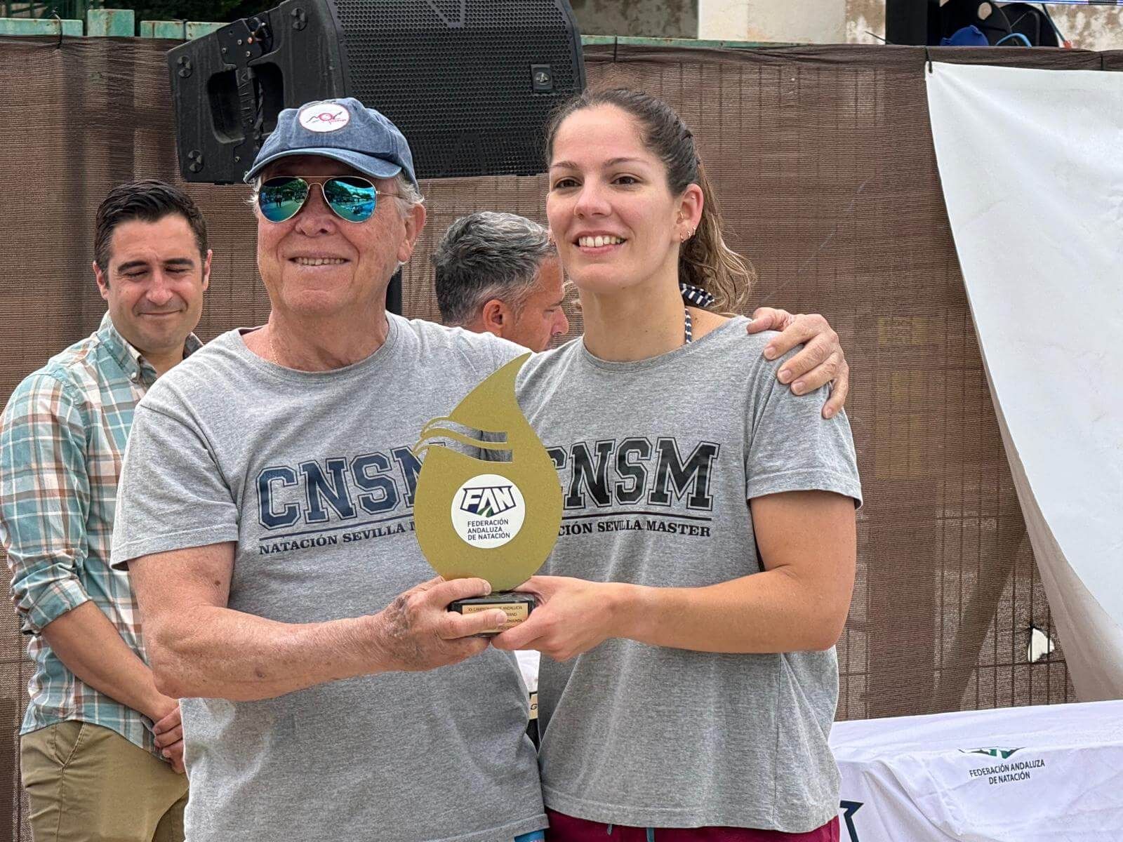  Entrega de premios en el Campeonato de Andalucía Máster de natación.