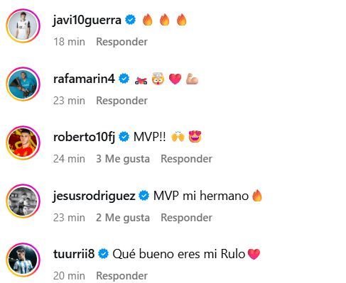  Felicitaciones a Raúl Moro tras su MVP ante Italia en El Europeo.