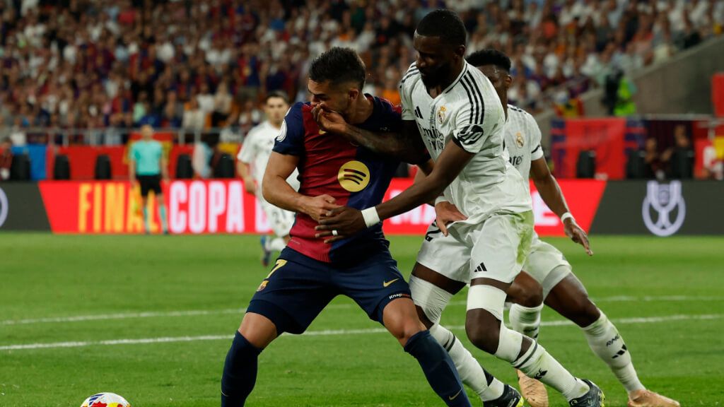  Ferran Torres y Antonio Rüdiger en la final (Fuente: EFE)