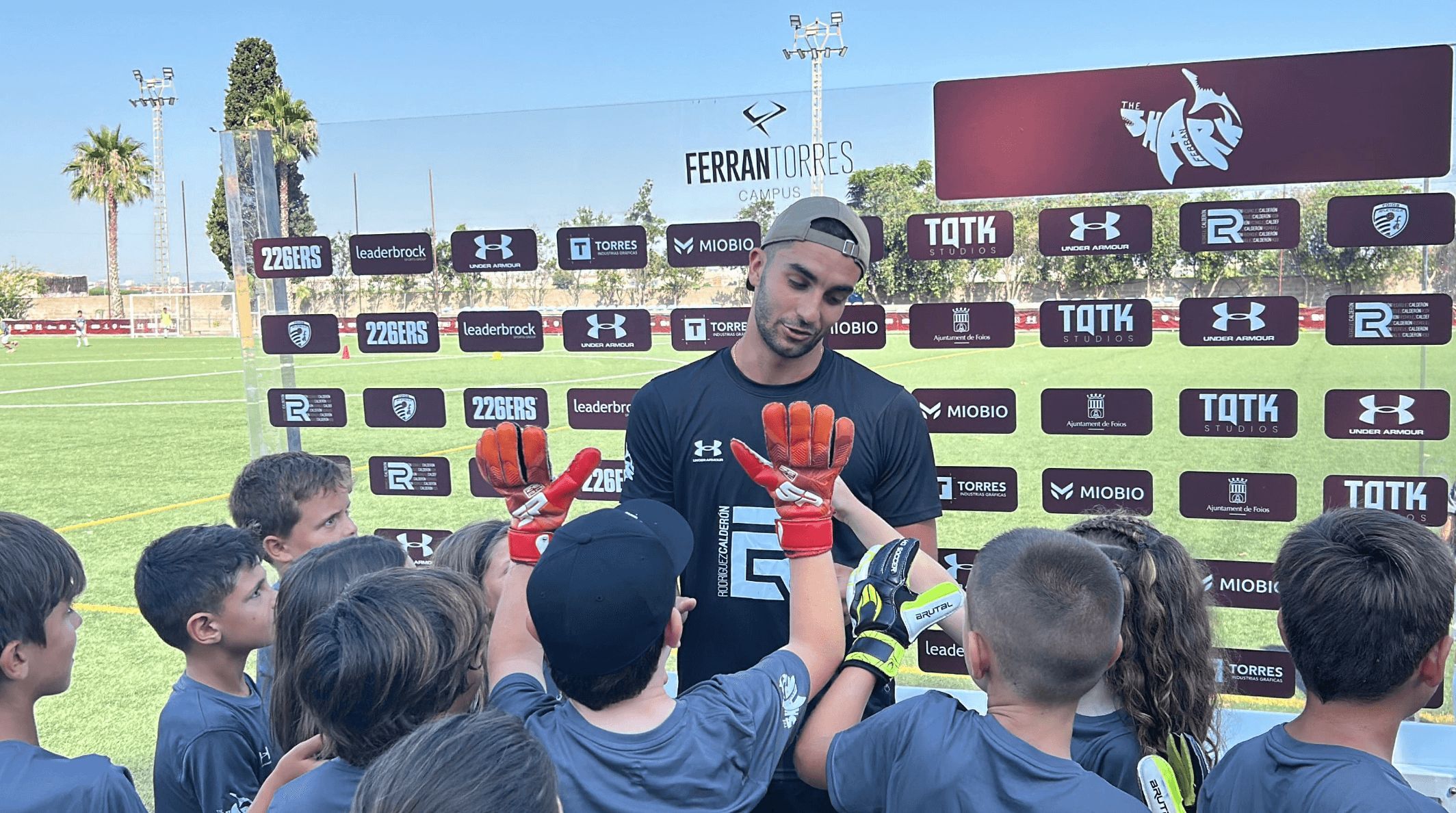  Ferran Torres en su campus