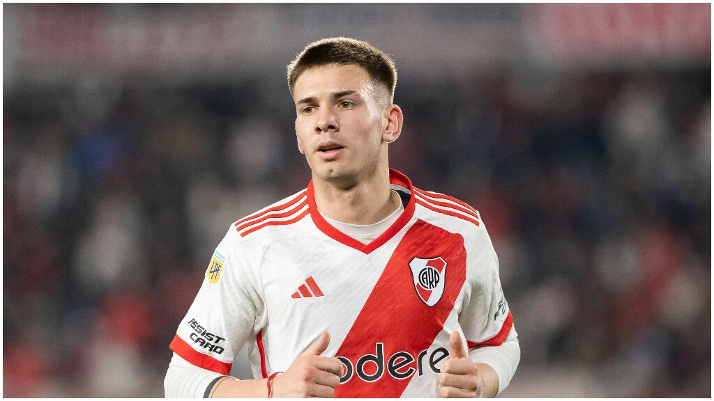 Franco Mastantuono, jugador del River Plate.