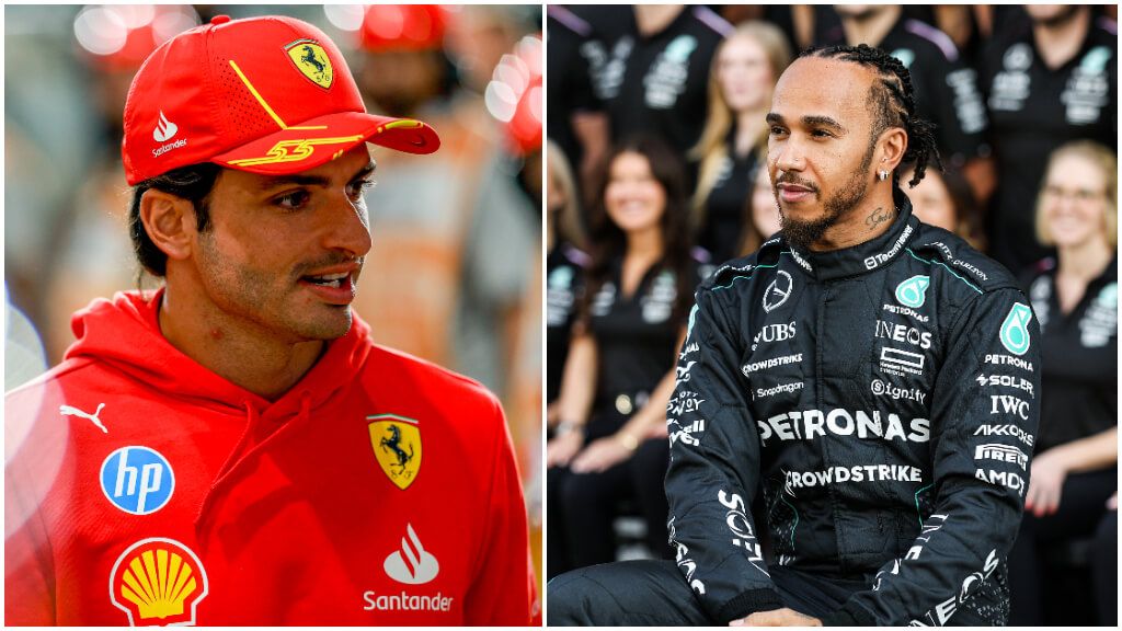 Carlos Sainz y el fichaje de Lewis Hamilton por Ferrari. (Fuente: Europa Press)