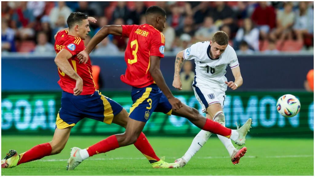 Imágenes del España - Inglaterra sub 21 de cuartos de final.