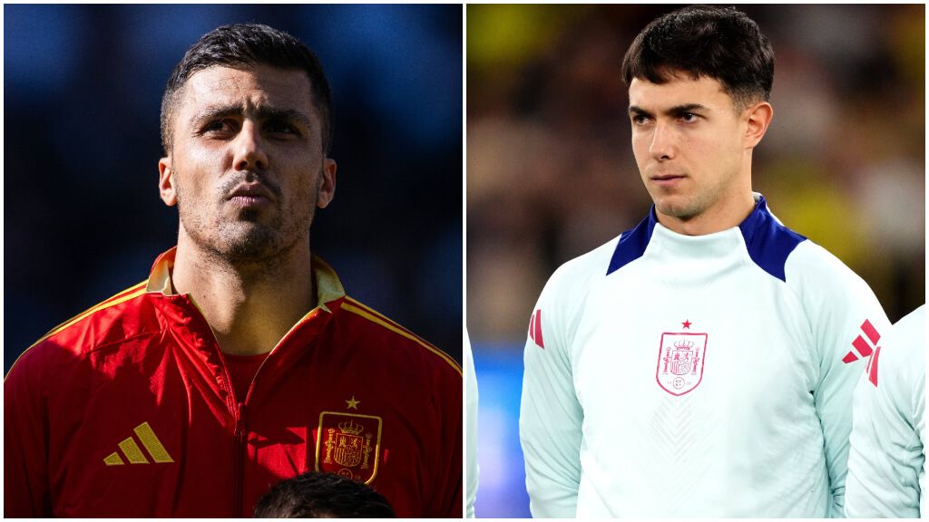 Rodrigo Hernández y Martín Zubimendi