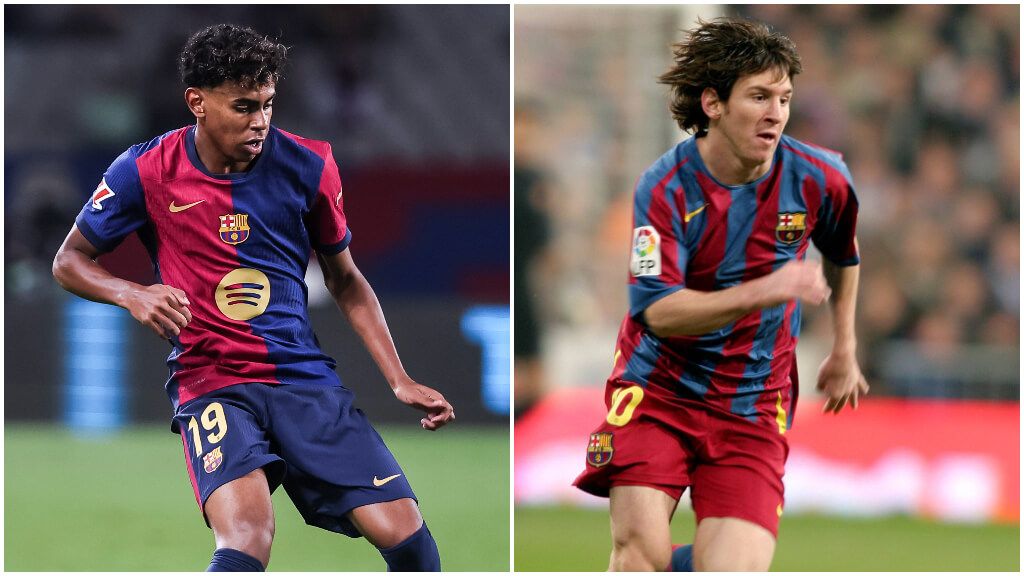  Lamine Yamal y Leo Messi. (Fuente: Europa Press/Cordon Press)