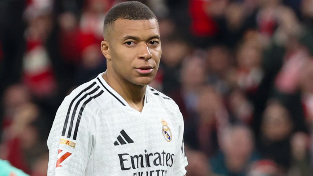  Kylian Mbappé en el Athletic Club - Real Madrid