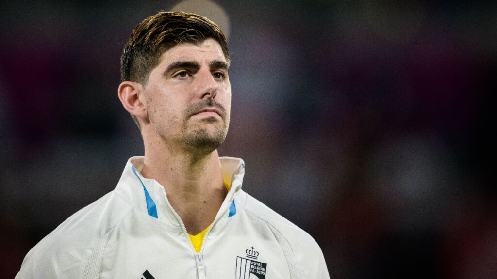 Thibaut Courtois con la selección belga