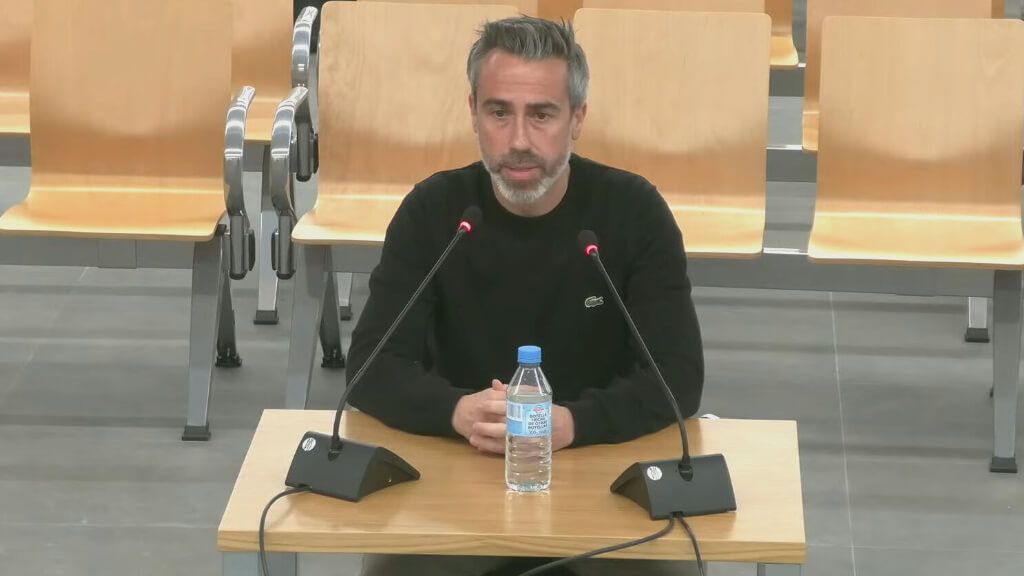  Jorge Vilda, durante la declaración en el juicio a Luis Rubiales