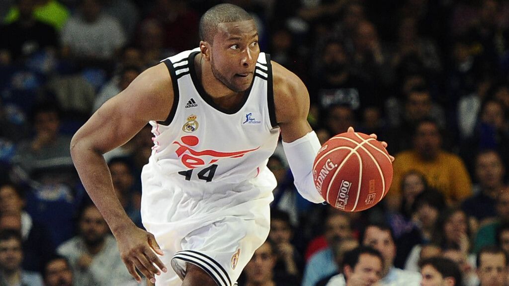 Marcus Slaughter en un partido con el Real Madrid
