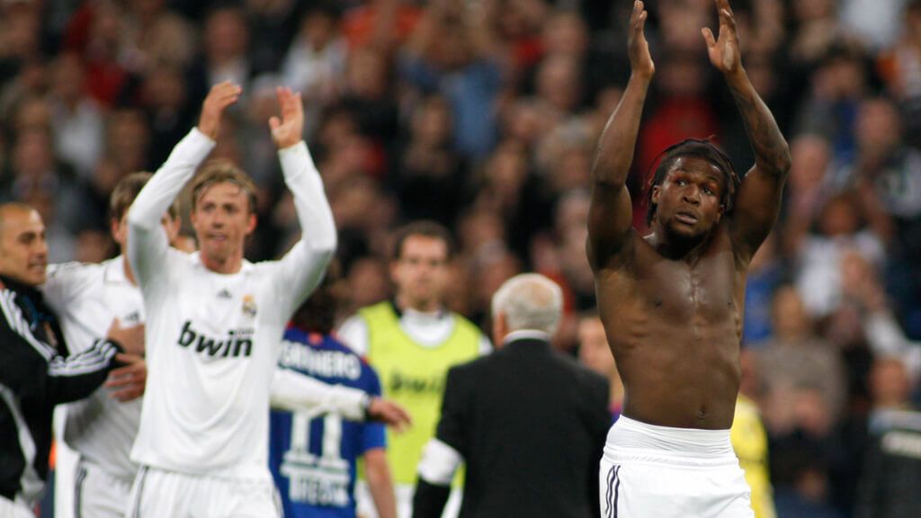  Drenthe junto a Guti en el Real Madrid (Cordon Press)
