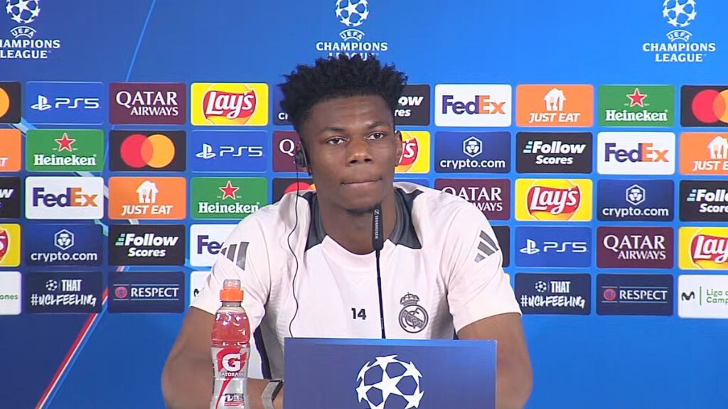  Tchouaméni, en rueda de prensa