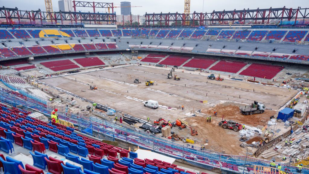  Las obras del Camp Nou (Europa Press)