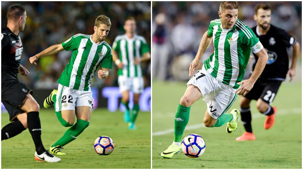  Darko Brasanac y Joaquin Sánchez en el Real Betis (Fotos: Europa Press)