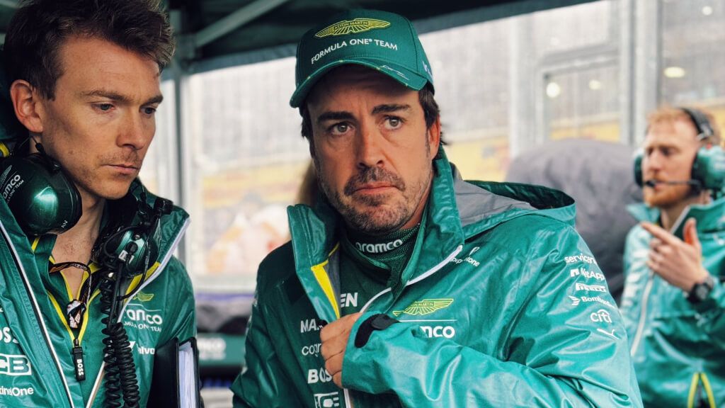 Fernando Alonso, en el Gran Premio de Australia.