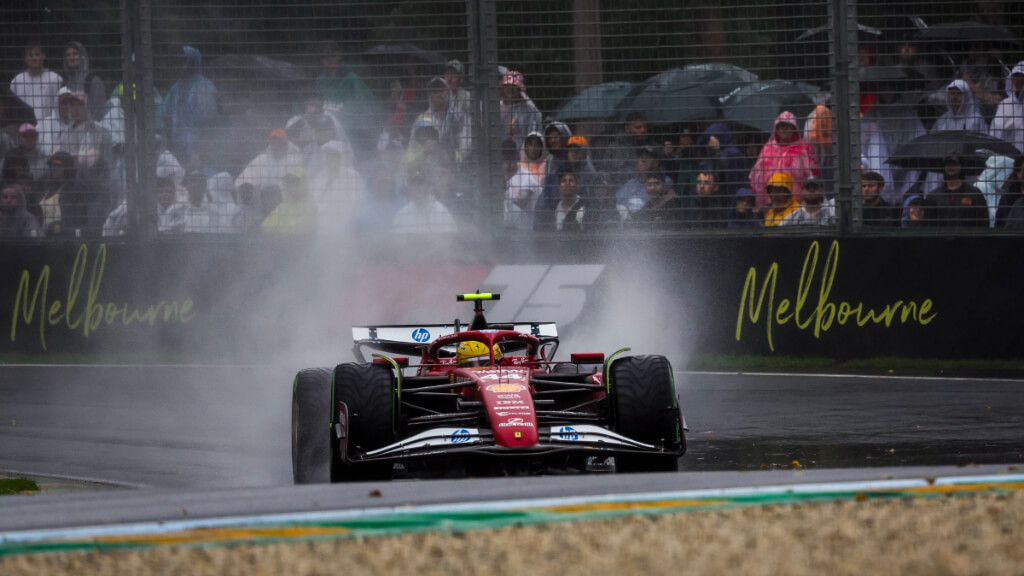 Lewis Hamilton, en el Gran Premio de Australia.