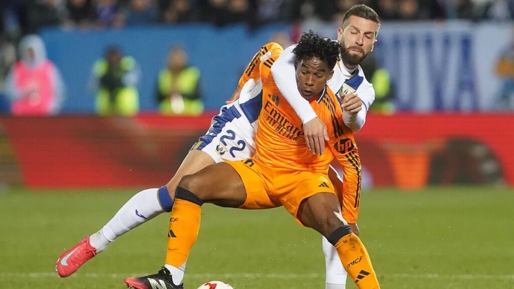  Endrick en el partido contra el Leganés (Cordon Press)