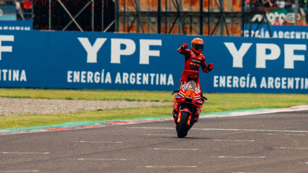 Marc Márquez, durante el Gran Premio de Argentina.