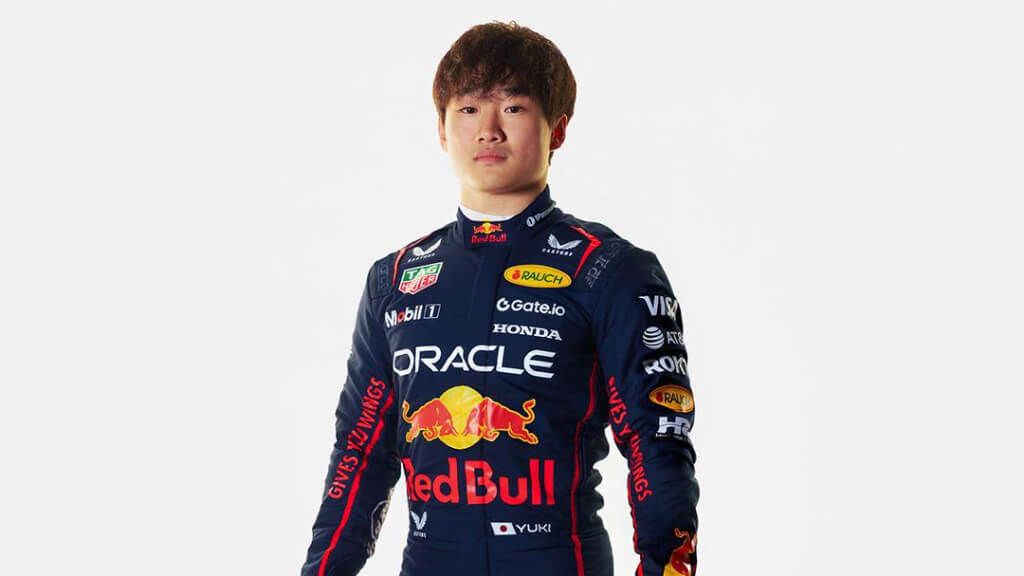  Yuki Tusonda, nuevo piloto de Red Bull.