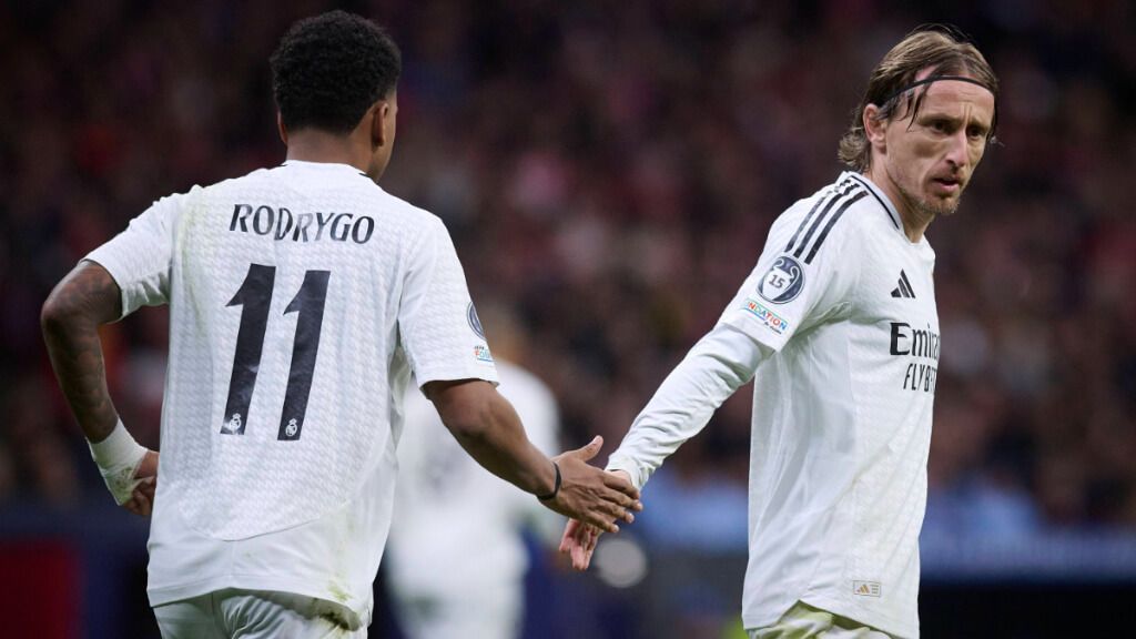  Rodrygo y Luka Modric en el Real Madrid (Cordon Press)