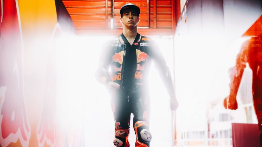 Pedro Acosta, durante el Gran Premio de Argentina.