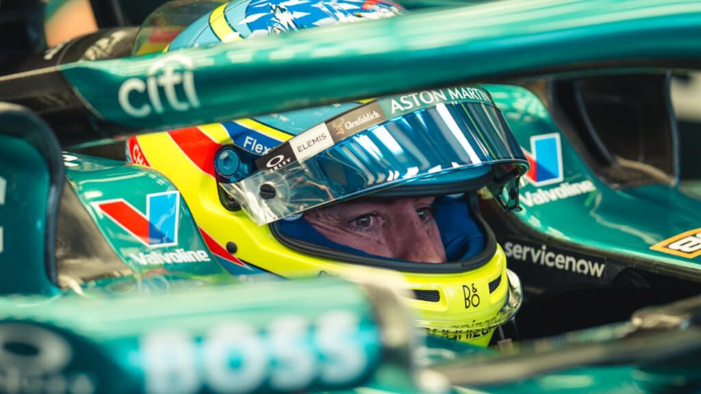 Fernando Alonso, durante el Gran Premio de China.