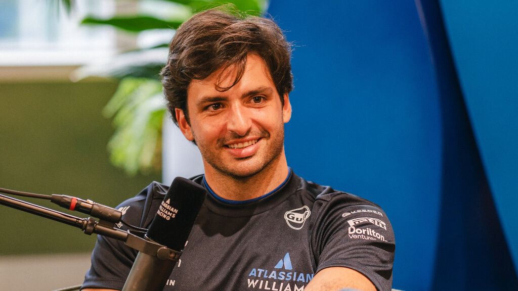  Carlos Sainz, en un evento de Williams.