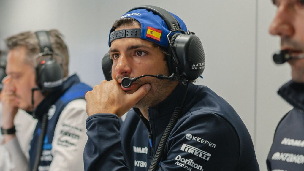 Carlos Sainz, durante el Gran Premio de Japón.