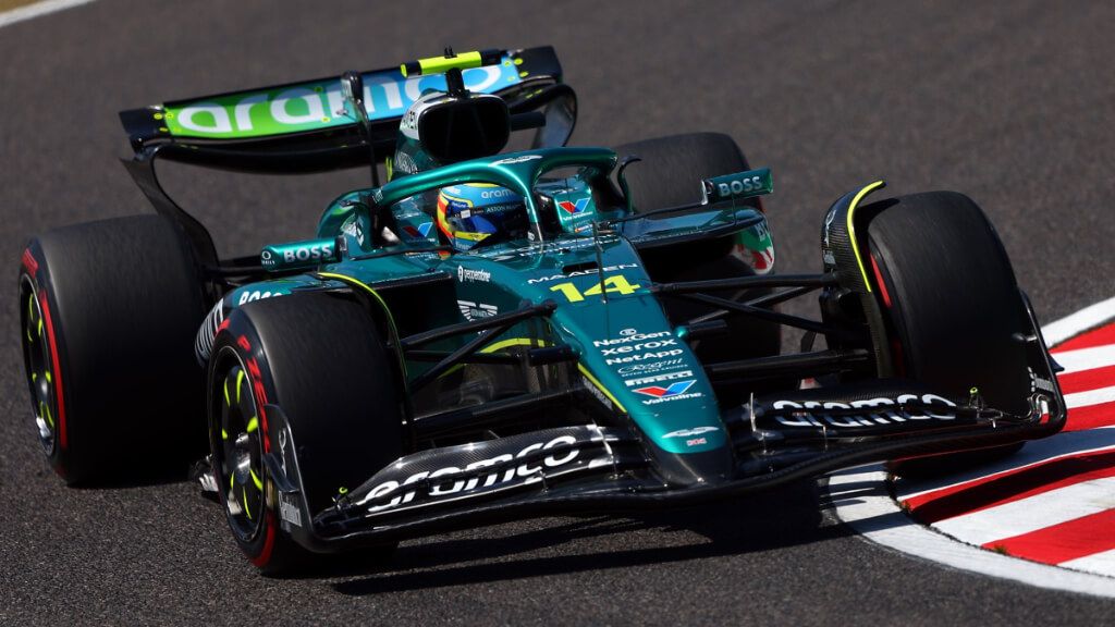 Fernando Alonso, en el Gran Premio de Japón.