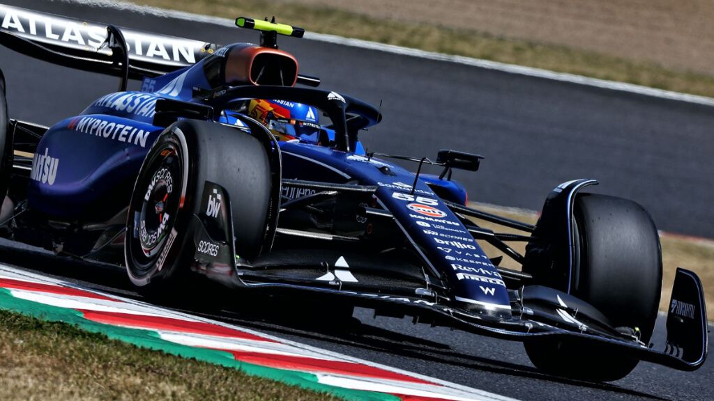 Carlos Sainz, durante el Gran Premio de Japón.