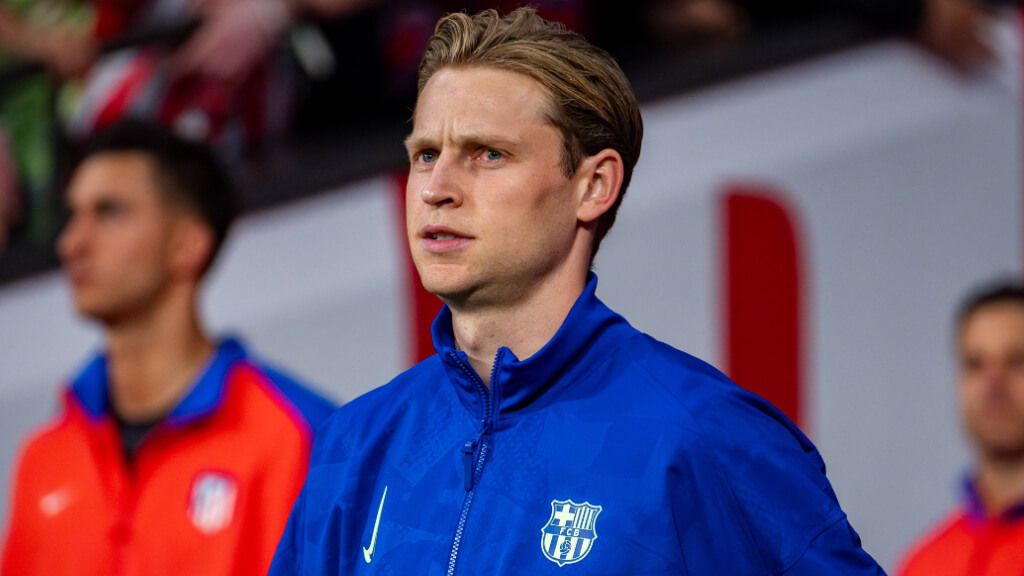 Frenkie De Jong saltando al Metropolitano (Cordon Press)