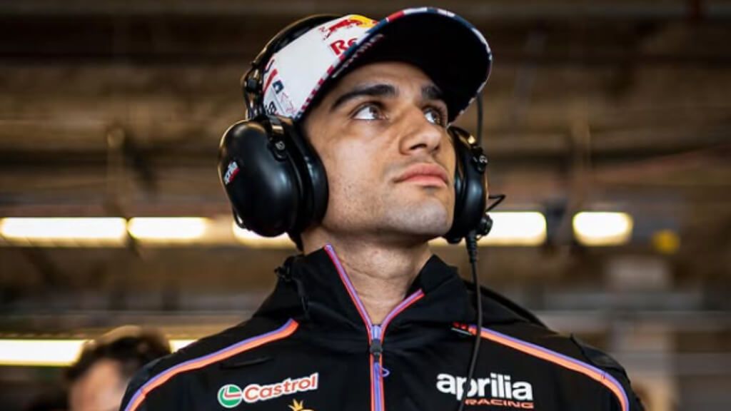  Jorge Martín, con los colores de Aprilia.