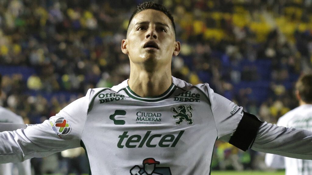  James Rodríguez, con el Club León (Cordon Press).
