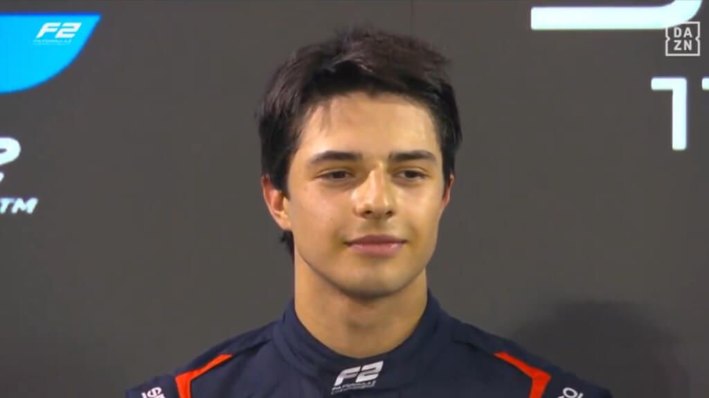 Pepe Martí, en el Gran Premio de Baréin de F2.